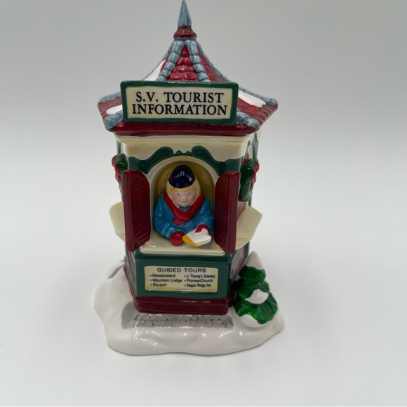 Dept 56 The Original Snow Village “Tour the village” #5452-6 90s Vintage Decor - Picture 3 of 10